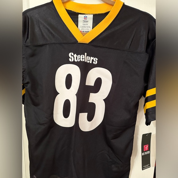 💛🖤💛NEW NFL Team Pittsburgh Steelers Heath Miller Youth XL Jersey Kids 💛🖤💛 - Picture 1 of 7